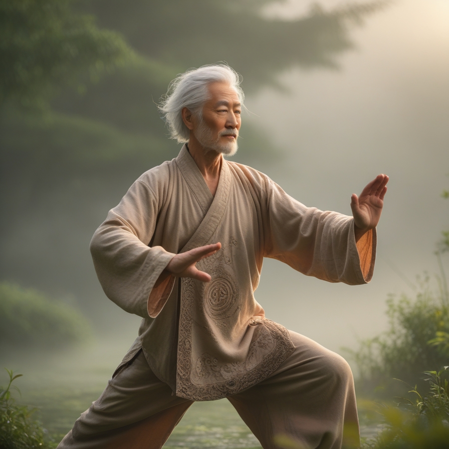 Tai Chi practitioner